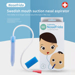 NoseFrida nasal aspirator with packaging on a white background